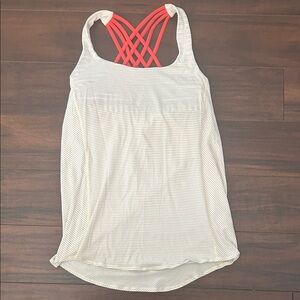 Lululemon Open Back Tank with Built in Bra